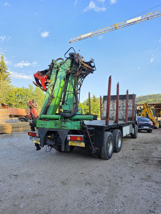 Camion forestier Volvo FM 12 , 327.000 reali, verificabili, macara forestieră profesionala