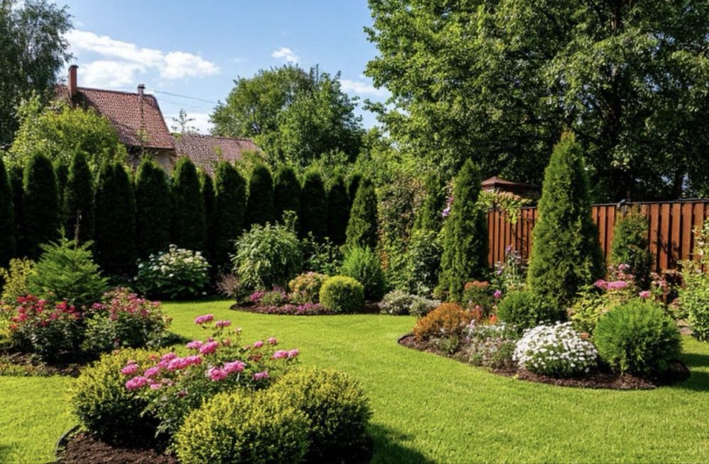 Газон автополив ландшафт