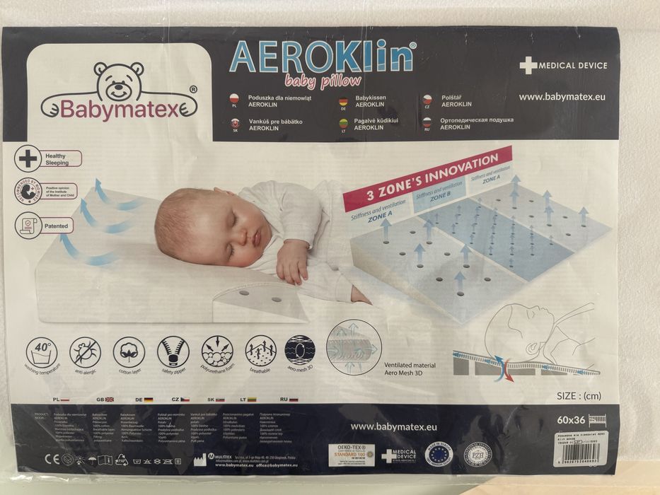 Възглавница за бебе против рефлукс