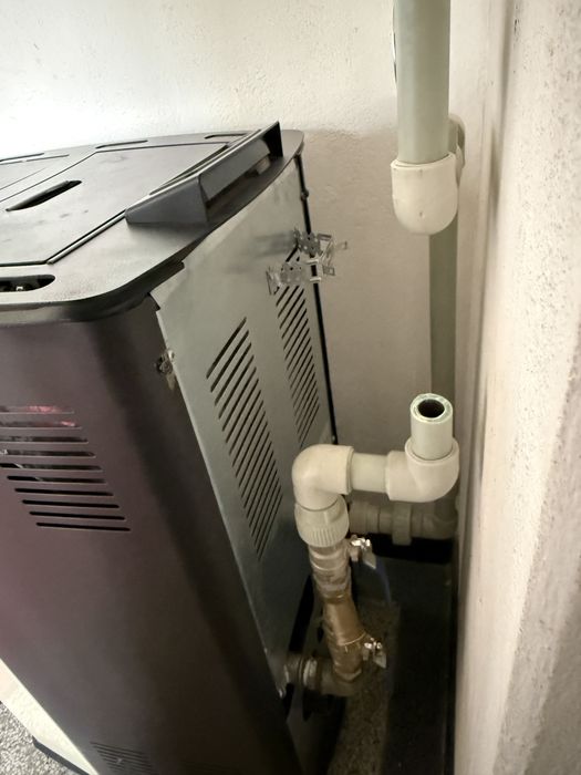 Пелетна камина с водна риза  RITIUM 14kw