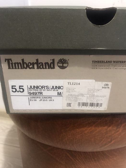 Ботинки Timberland синие 38 размер
