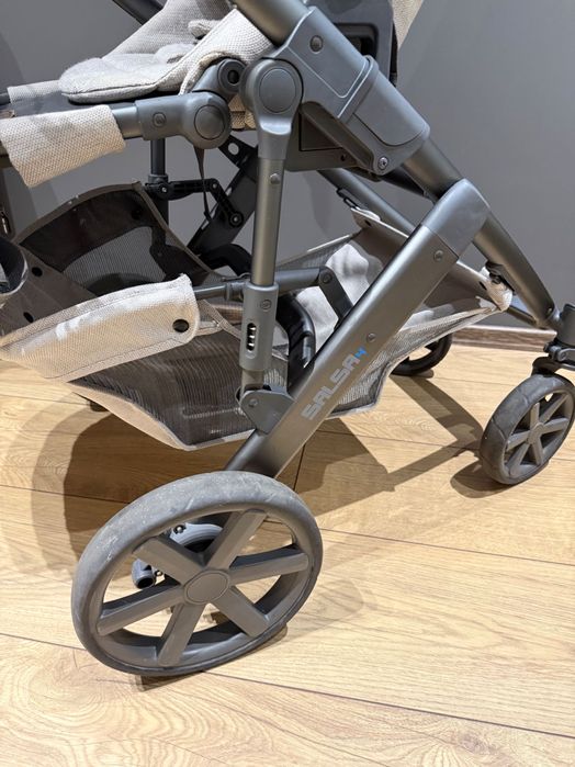 Бебешка количка ABC Design Salsa 4, 2 в 1 + кошница за новородено