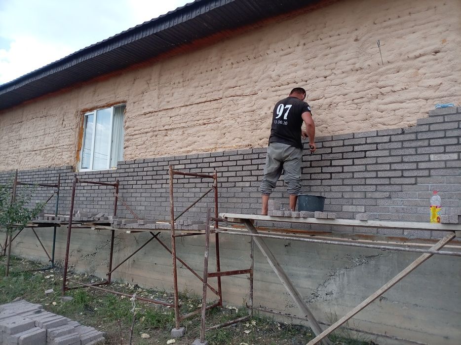 Бригада строителей, узбеки