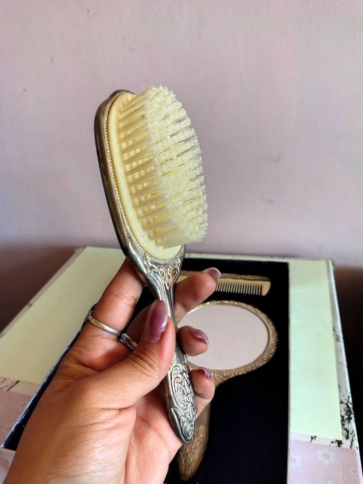 Луксозен Дамски Посребрен Комплект