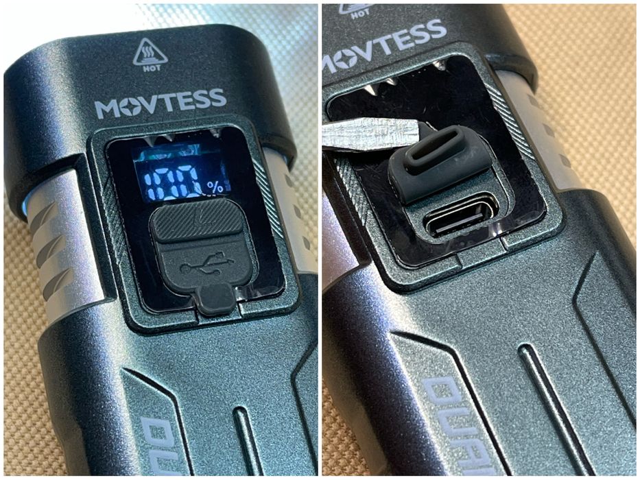 мощен Led Cree  Фенер двоен акумулаторен fener