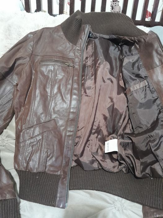 Geaca piele naturala