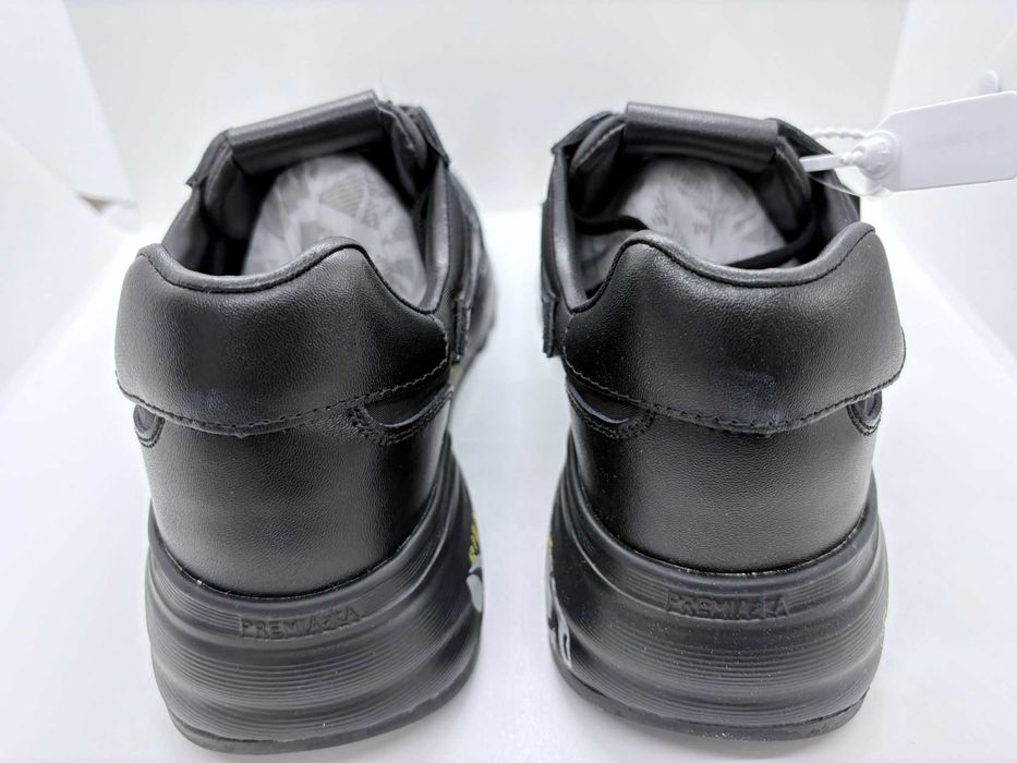Premiata 483 Negru Verificare Colet Premium Sneakers