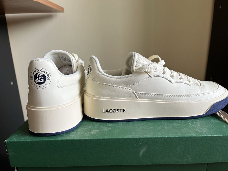 Чисто нови мъжки маратонки Lacoste G80 Club (Roland-Garros Edition) – №41 (Естествена кожа)