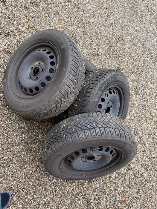 Roti Jante VW 195 65 15 Michelin Alpin 6 5x112 iarna