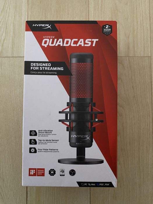 Microfon streaming hyper x quadcast