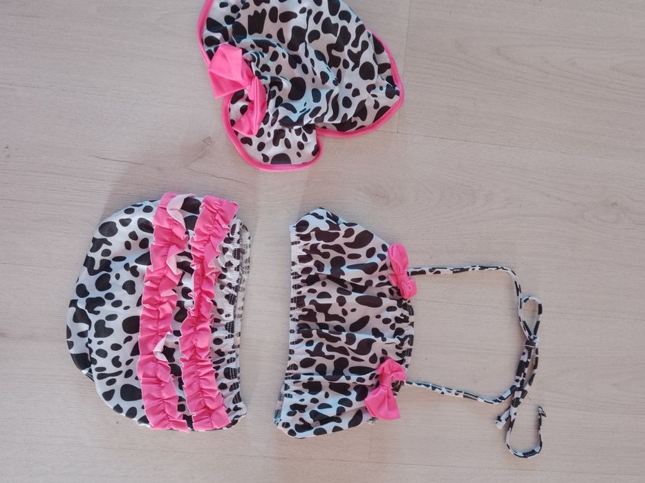 Нов детски бански костюм от 3 части за 110см