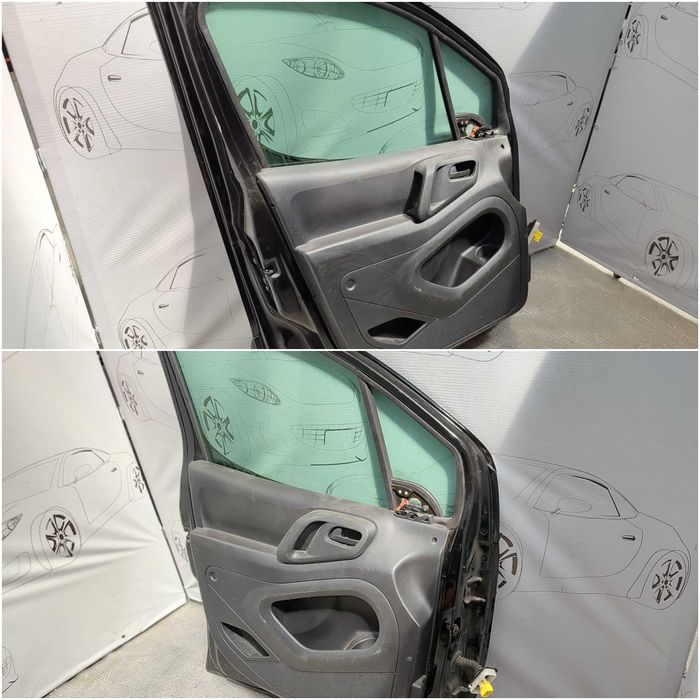 Ușă Față Stânga Citroen Berlingo Comercial / Van Negru Onix Cod Culoare EXY 2018 / [2008-2018] / 9002Z3 (3B)