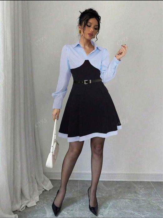 Дамска рокля тип риза