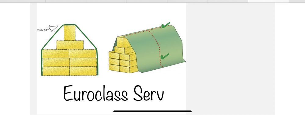 PRELATA IMPERMEABILA, Protectie FÂN/Baloti/Cereale 9.8x25m=1720