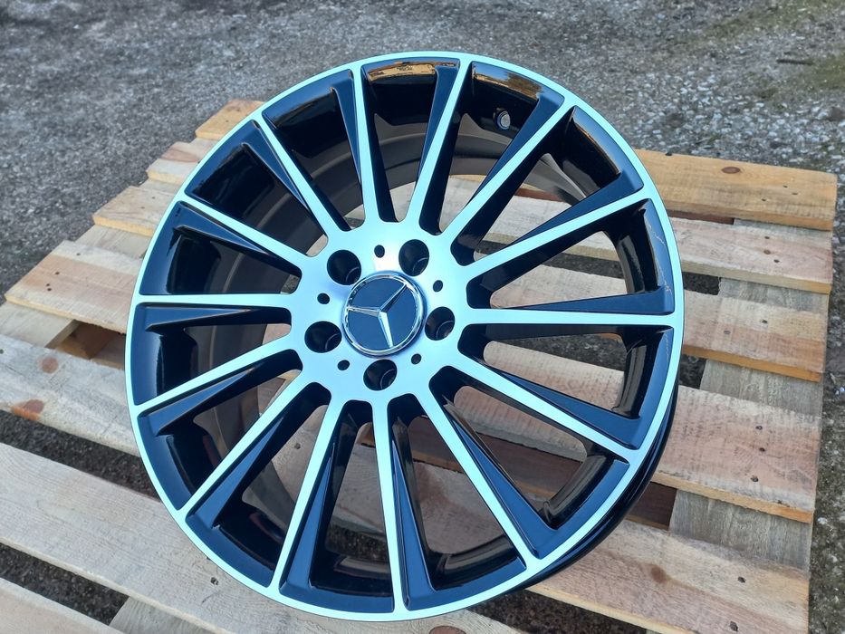 18"Мерцедес ///AMG 7.5ж ет35 A B C CLA GLA GLB Black Polish