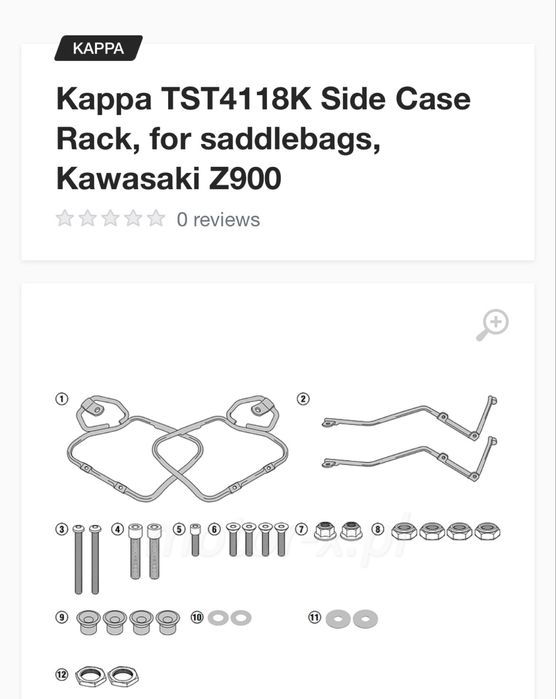 Багажна Стойка Kappa/Givi за Кавазаки Z900