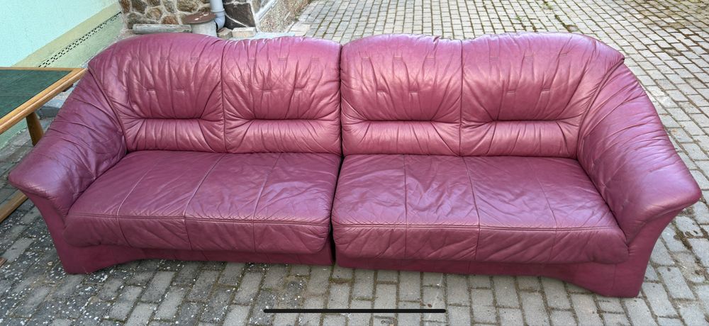 Canapea(sofa) piele & canapea piele sintetica
