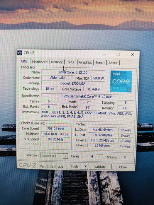 Системный блок i3 12100F+RTX3060 12Гб
