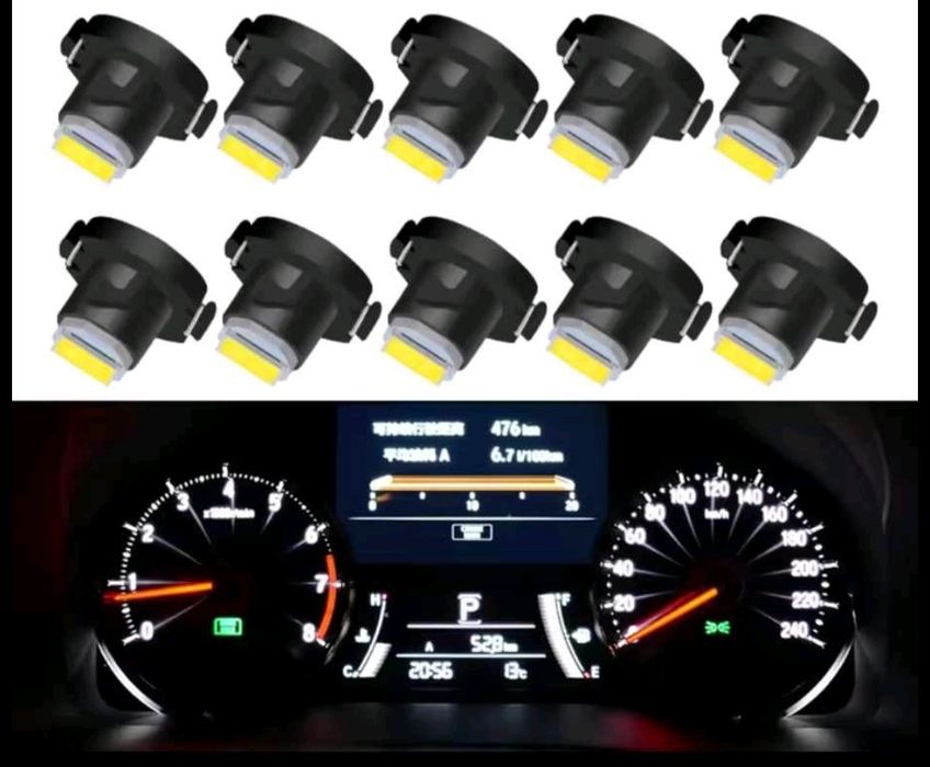 LED крушки за километражи, бутони и табло T3 T4.2 T 4.7 T5 T10