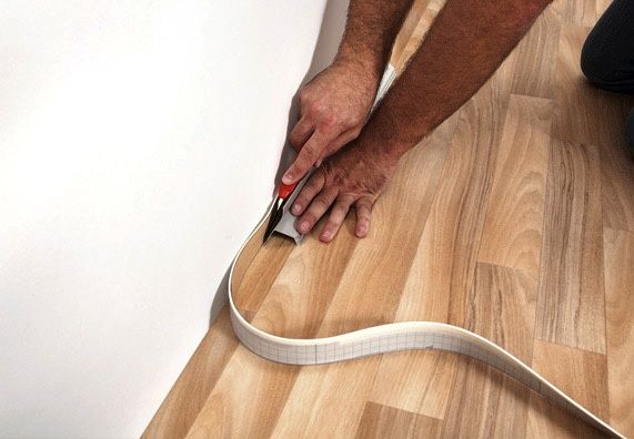 Профессиональная укладка линолеума