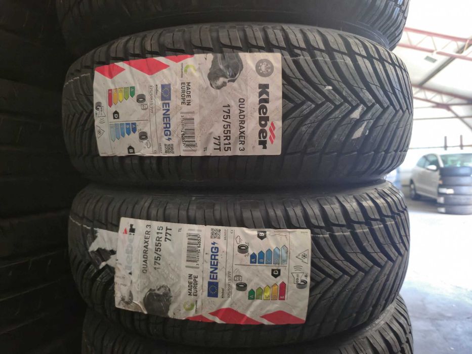 Anvelope VARA IARNA M+S 4Sezoane - 175/55/15 77T - KLEBER Quadraxer 3 - NOU - DOT 2023 !