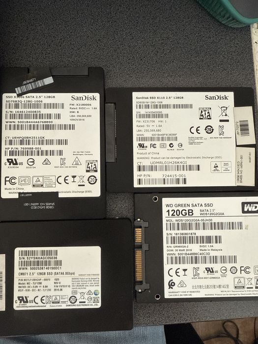 Ssd 120g 128g Sandisk Samsung Kingston