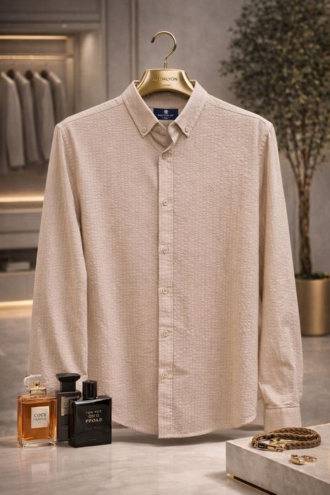 Мужские рубашки лен