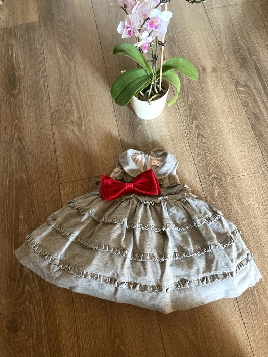 Рокля с тюл на MONNALISA р-р 12 месеца