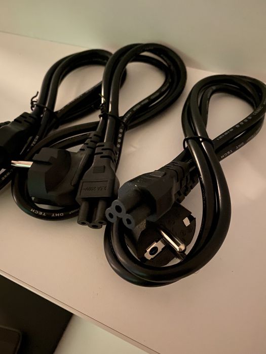 Cablu alimentare laptop 3 sau 2 pini / cablu incarcator laptop 100 buc