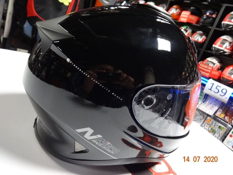 Каска nitro n3100 black нова мото каска шлем xs s m l xl xxl