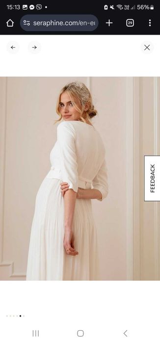 Дамска рокля за бременни размер 38