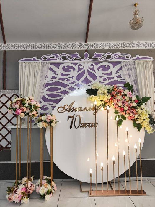 Декор для  той,юбилеев, дни рождении