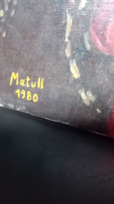 Рисувана  икона-картина.Авторска картина Папа Йоан  Павер ||.