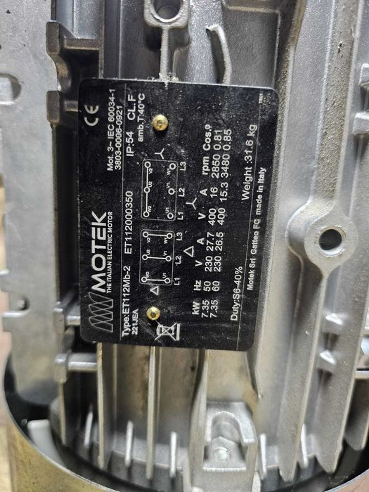 Motor trifazic 7,35 KW