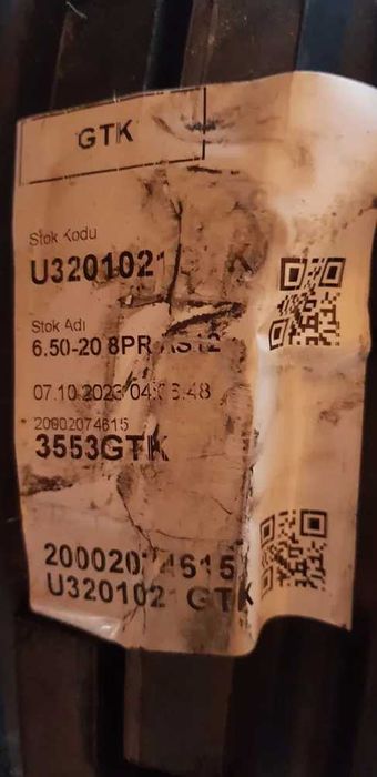 Anvelope la set GTK 8 PR 6.5-R20 6-R16