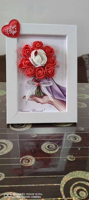 Вечни букети в рамка