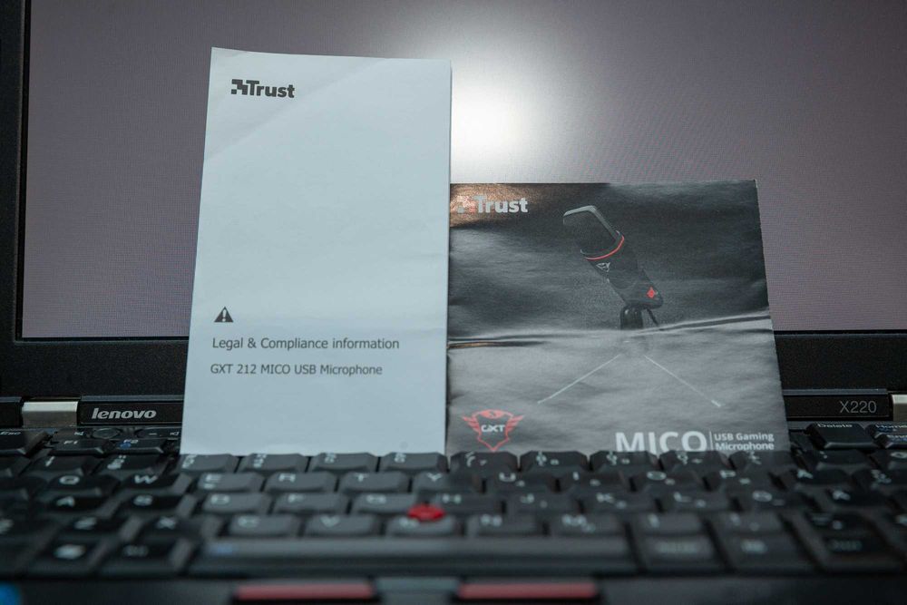 Microfon Trust GXT 212 Mico, ca nou