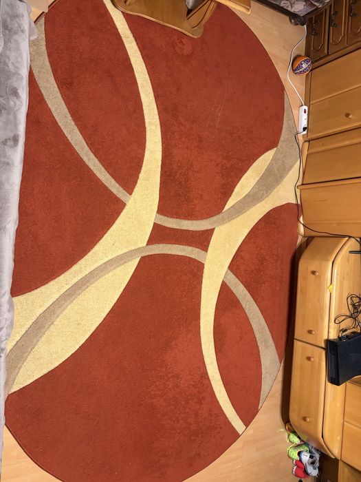Covor living/sufragerie  oval, Mehtap Frize din polipropilena 2*3 m