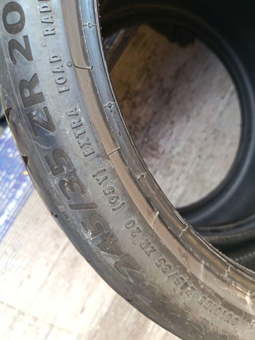 Anvelope vara 245 35 20 continental 2024 5.4mm