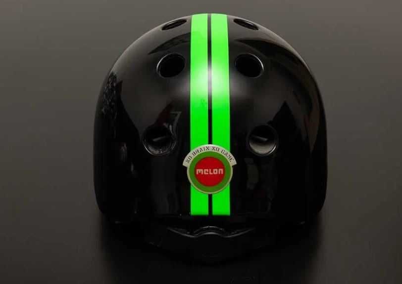 Casca Bicicleta Melon Straight Green Black
