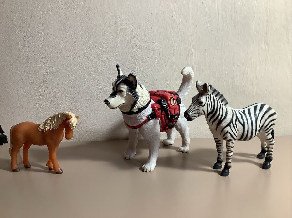 Figurine animale, cal, zebra, magar, caine
