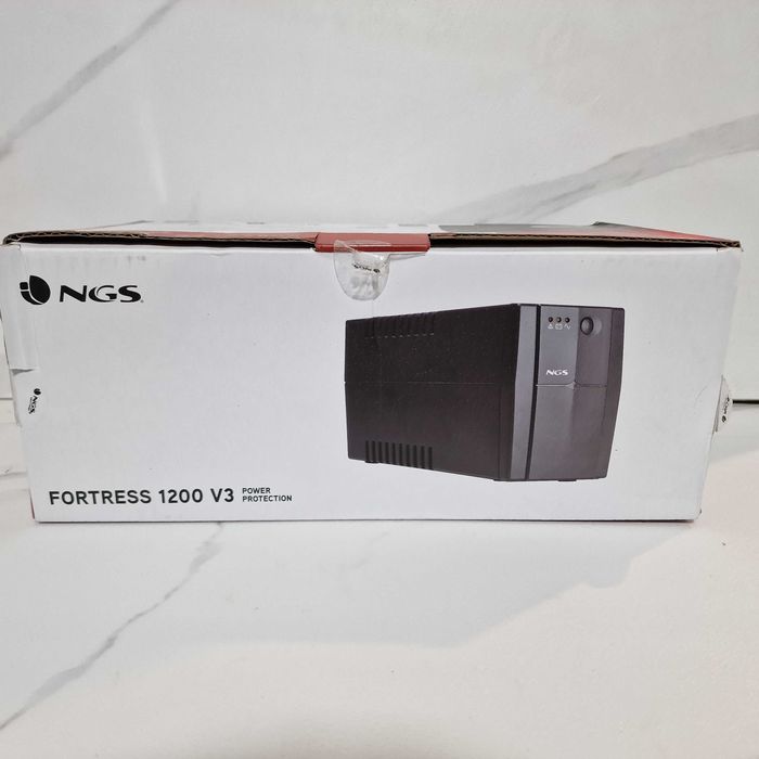 Sistem UPS Interactiv NGS FORTRESS 1200 V3, 800 VA, 2 iesiri, negru