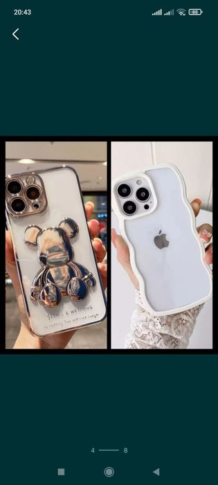 Серебряный,черный и белый оригинальные чехлы для iPhone 13 Pro Max и 1