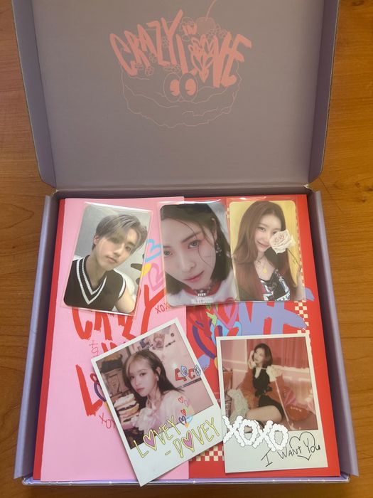 KPOP албум ITZY crazy in love (ryujin)