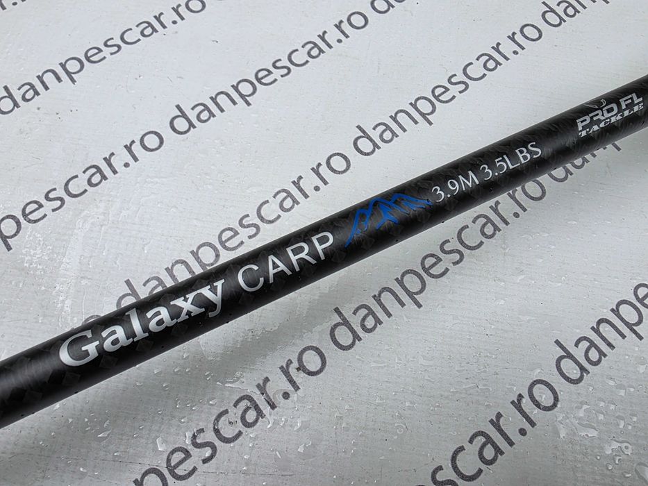SET 4 Lansete carbon PROFL GALAXY Carp 3,90 METRI DIN 2 BUCATI 3,75 lbs