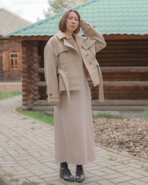 Ппальто из шерсти