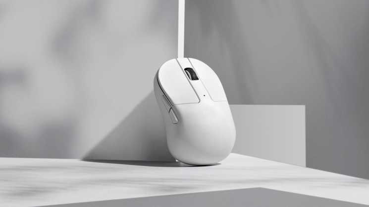 }Мышь Keychron M4 BT/WL/USB-A/USB-C, 4K, белый M4-A5