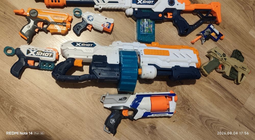 Mega Lot Nerf & X-Shot – Set Complet Distracție!