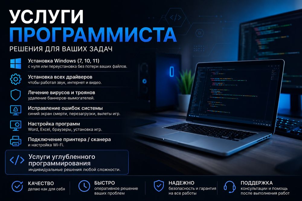 Услуги программиста