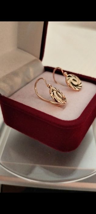Советские серьги 583 пробы